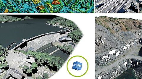 bDOM Collage aus 4 Bildern, die das bDOM beschreiben